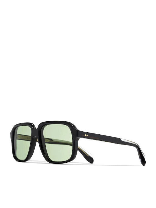 Unisex Ochelari de soare cu Negru Cadru și Verde Lentilă