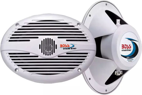 Boss Marine-Lautsprecher mit 350W RMS Weiß