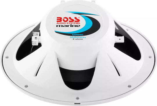 Boss Marine-Lautsprecher mit 350W RMS Weiß