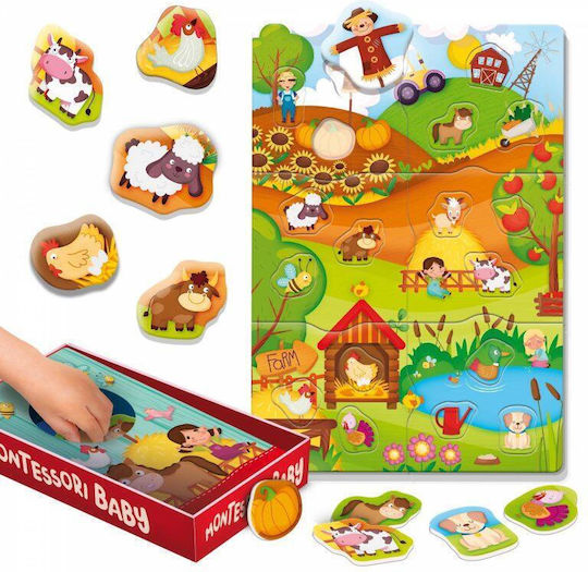 Liscianigiochi EX72484 Montessori Maxi La Fattoria
