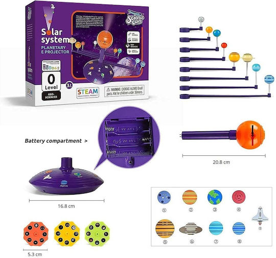Top Bright Ηλιακό Σύστημα 3D STEM Πλανητάριο για 6-12 Ετών