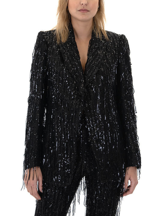 Zoya Blazer Women's Blazer Black with Sequins