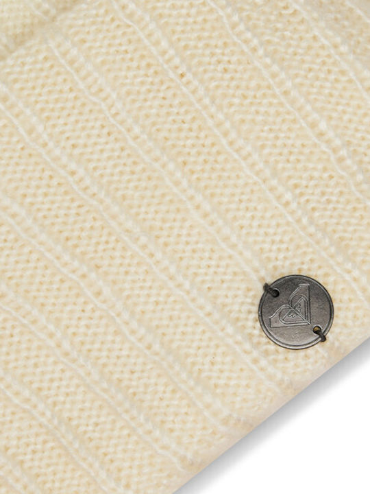 Beanie Unisex Beanie Knitted in White color