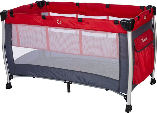 Baby Adventure Holiday Aluminium Playpen 2 Levels Gray 120x60cm