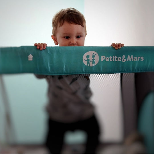 Petite & Mars Koot Lion Кошара за игра с Матрак Сив 120x60см