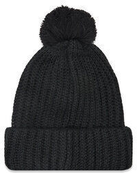 Knitted Beanie Cap Black
