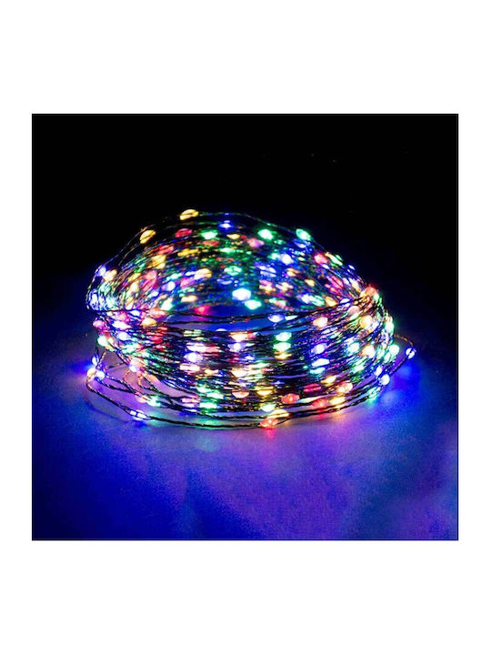 Christmas Lights LED Multicolor Battery in String BigBuy