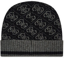 Pol01 Beanie Unisex Beanie Knitted in Black color