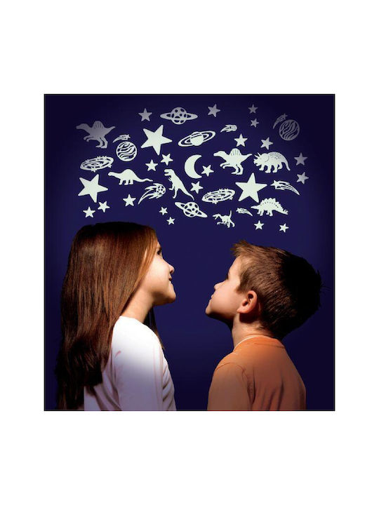 Great Explorations Kids Glow-in-the-Dark Wall Sticker Γαλαξίας Cosmic Glow 12pcs