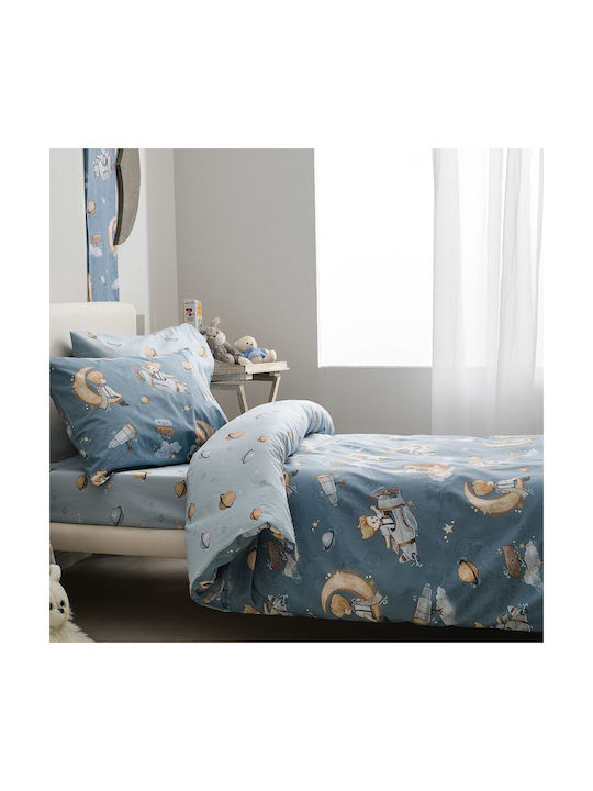 Vesta Home Παιδικό Πάπλωμα Μονό Travel Μπλε 160x230εκ.