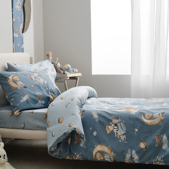 Vesta Home Pătură pentru copii Single Travel Albastru 160x230buc