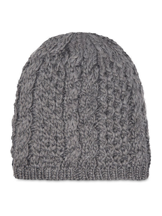 Eisbär Afra Knitted Beanie Cap Gray