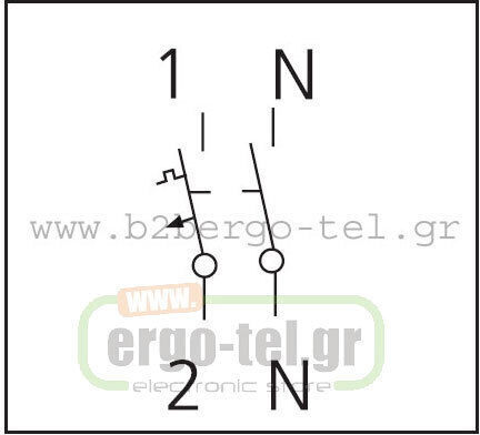 Kripal Automatic Circuit Breaker Single-pole AC 209-001101110