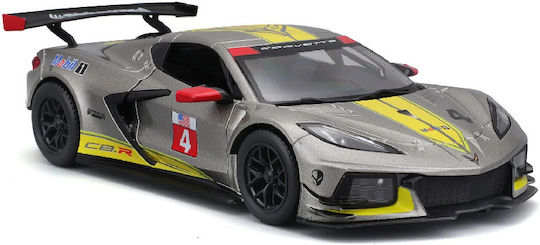 Bburago Mașinuță Chevrolet Corvette C8.R Argintiu 1:24 Pentru 3+ Ani