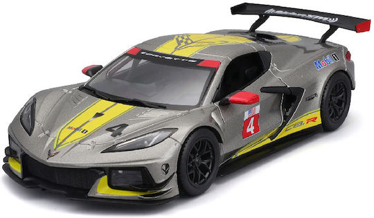 Bburago Mașinuță Chevrolet Corvette C8.R Argintiu 1:24 Pentru 3+ Ani
