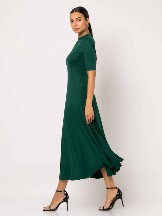 Noobass Midi Kleid Green