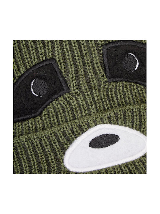 Buff Kids Beanie Knitted Green