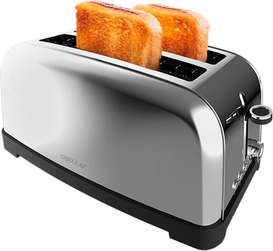 Cecotec Toastin Time 1500 Toaster 2 Schlitze 1500W Inox