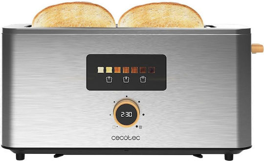 Cecotec Extra Prăjitor de pâine 2 sloturi 1000W Inox