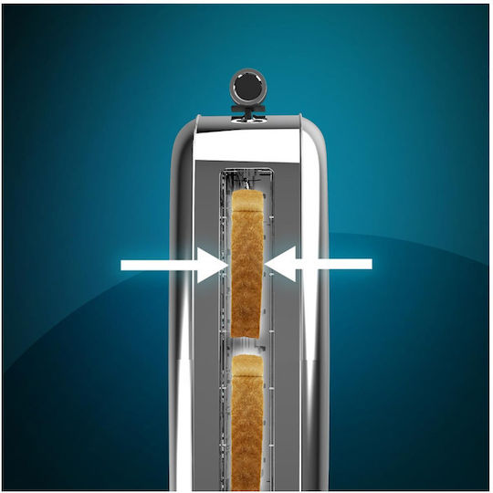 Cecotec Toastin Time 850 Long Lite Тостер Двуместна 850W Inox
