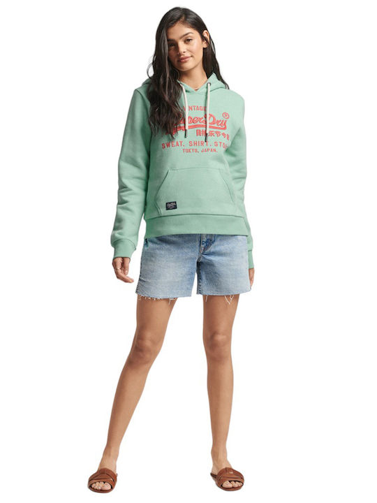 D1 Ovin Women's Sweatshirt Hooded Green