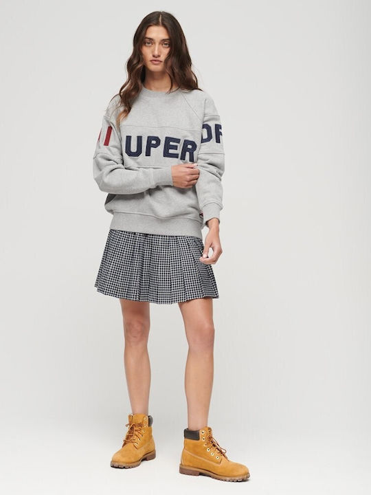 Superdry Γυναικείο Φούτερ Grey Marl