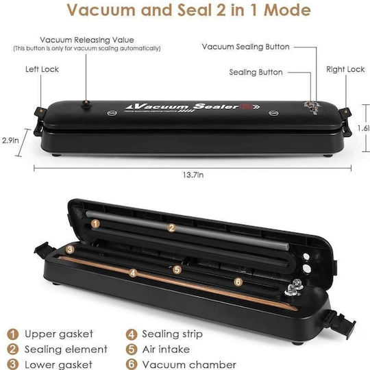Vacuum Device with Maximum Sealing Length 280mm