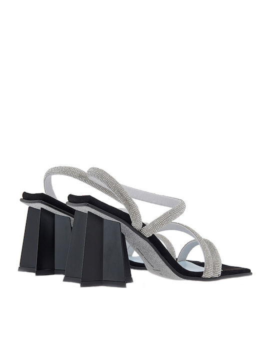Sandals with Strass Black