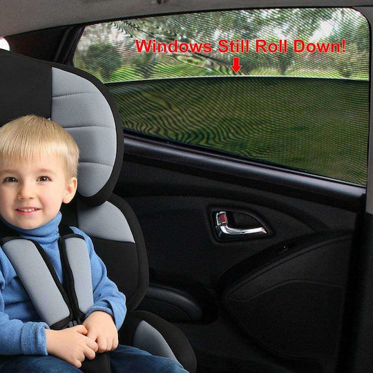 Car Side Sunshades 125x50cm 2pcs