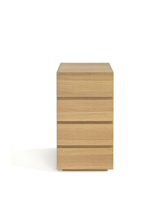 Working Office Storage MDF Drawer Brown L42xW61.5xH73.8cm