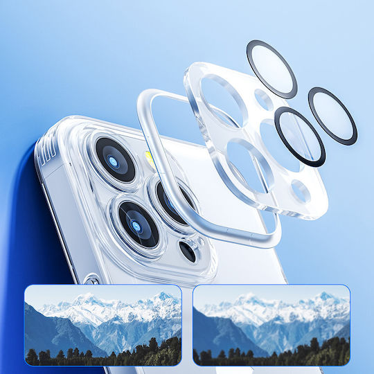 Joyroom For Apple Back Cover Silicon Set cu Geam Transparent (iPhone 14)