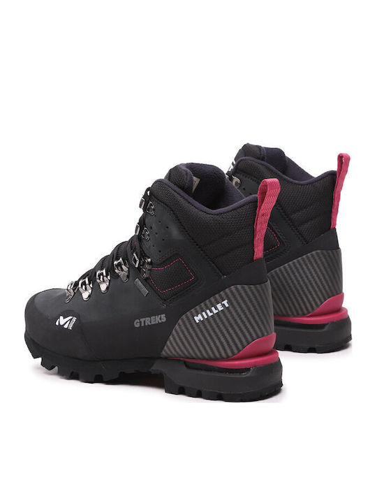 Millet G Trek 5 Γυναικεία Ορειβατικά Μποτάκια Αδιάβροχα με Μεμβράνη Gore-Tex Μαύρα