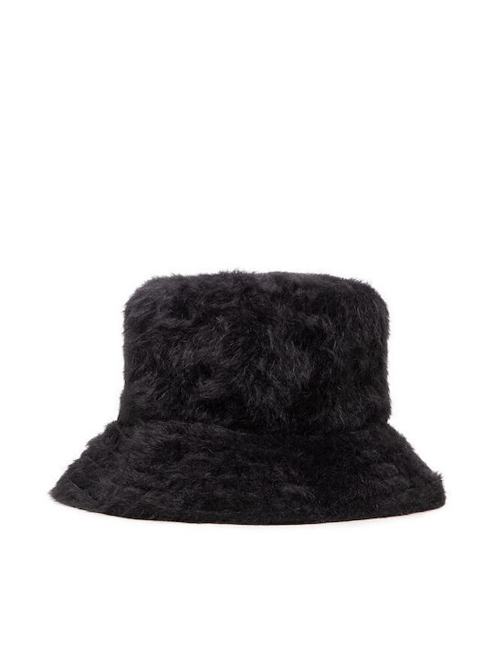 Kangol Γυναικείο Γούνινο Καπέλο Bucket Μαύρο