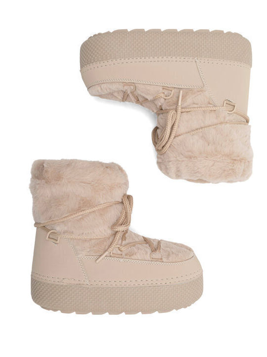 Damenstiefel Beige
