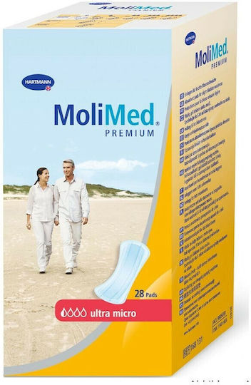 Hartmann MoliCare Premium Lady Pad Γυναικείες Σερβιέτες Ακράτειας Ελαφριάς Ροής 0.5 Σταγόνα 28τμχ
