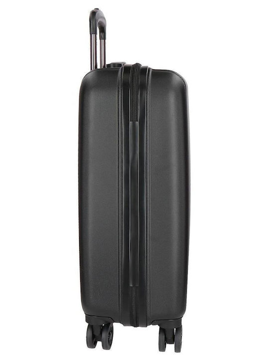 Movom Valiză De Călătorie De Cabină Tough Neagră Cu 4 Roți Înălțime 55 Cm