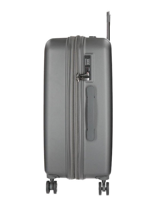 Movom Mittlerer Hartschalen-Koffer Gray mit 4 Rädern Höhe 65cm