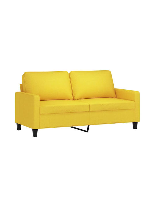 Canapea Cu Două Locuri Galben Deschis 158x77x80cm