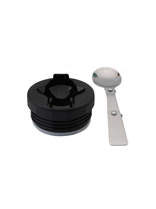 KING Hoff Δοχείο Φαγητού Inox Θερμός Μαύρο 500ml