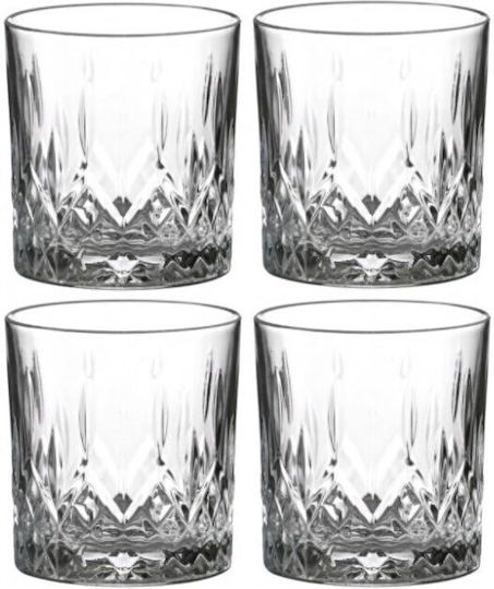 Set of Glasses Whiskey made of Glass 330ml 4pcs