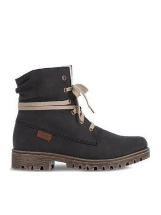 Stiefeletten Damen Marineblau