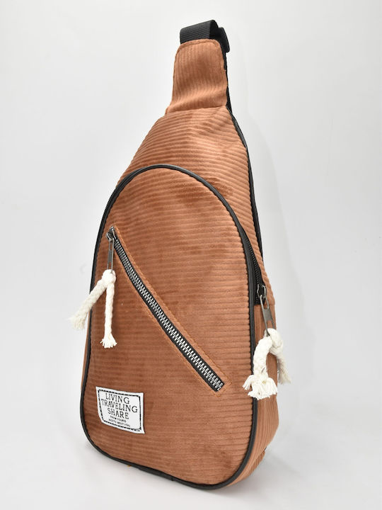 David Polo Women's Bag Backpack Tabac Brown