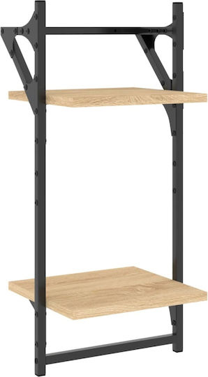 Regale Wand Sonoma Oak 2Stück 30x25x65cm