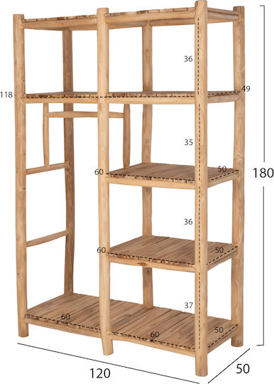 Balen Entry Furniture with Hanger 120x50x180cm