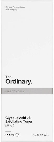 The Ordinary Glycolic Acid 7% Течен Тонизиране на Лице 100мл