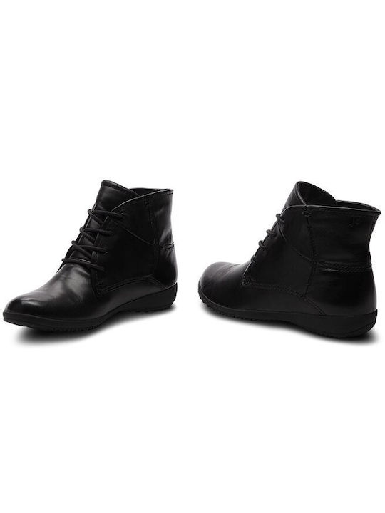 Josef Seibel Leather Women's Ankle Boots Black