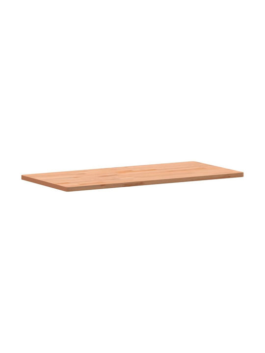 vidaXL Office Desk Surface made of Solid Wood Beech 115x55x2.5cm 356094 1pcs