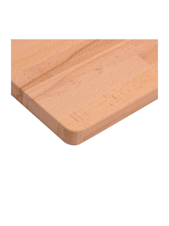 vidaXL Office Desk Surface made of Solid Wood Beech 180x55x2.5cm 356096 1pcs