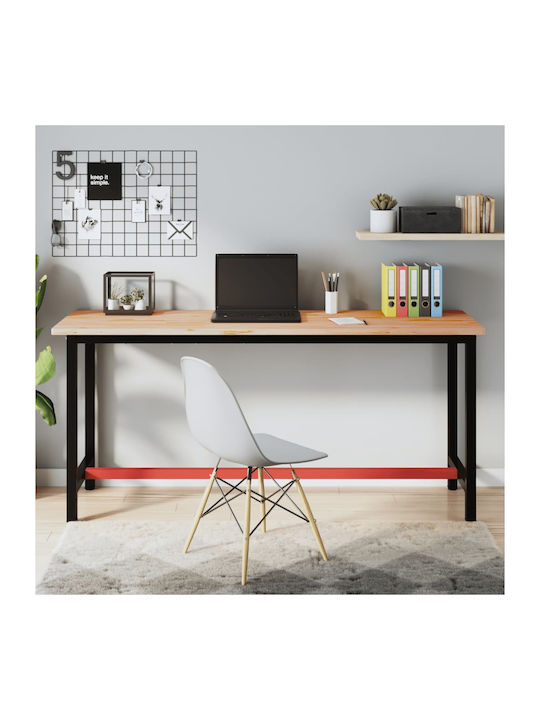 vidaXL Office Desk Surface made of Solid Wood Beech 180x55x2.5cm 356096 1pcs