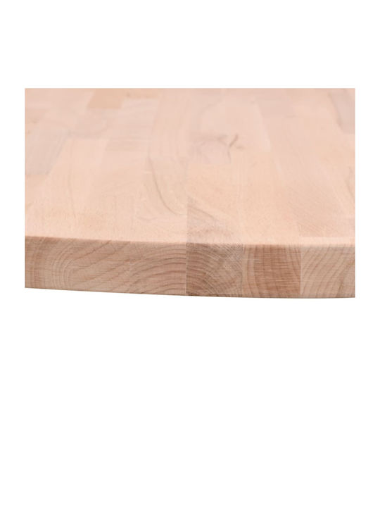 vidaXL Rund Tischoberfläche aus Massivholz Beech 30x30x1.5cm 355906 1Stück